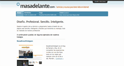 Desktop Screenshot of masadelante.com