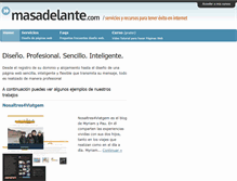 Tablet Screenshot of masadelante.com